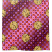 Sagittarius & Fire Tiger Duschvorhang (Vorderseite)