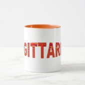 Sagittarius - Firey Orange Yellow Blue Tasse (Zentrum)