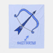 Sagittarius Fleece Blanket (Vorderseite)