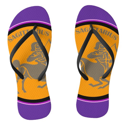 Sagittarius Flip Flops Badesandalen (Fußbett)