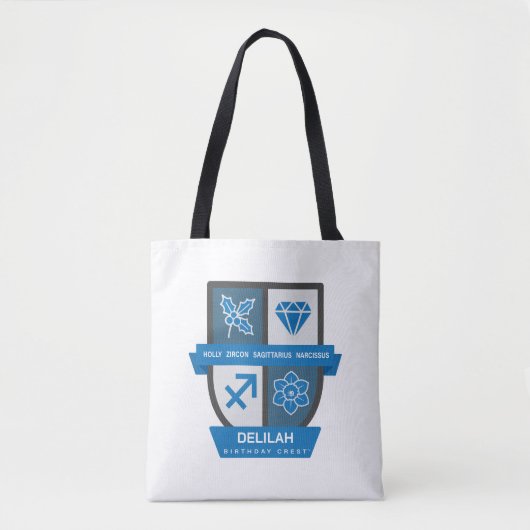 Sagittarius Geburtstagswappen™ 1.-21. Dezember Tasche (Vorderseite)