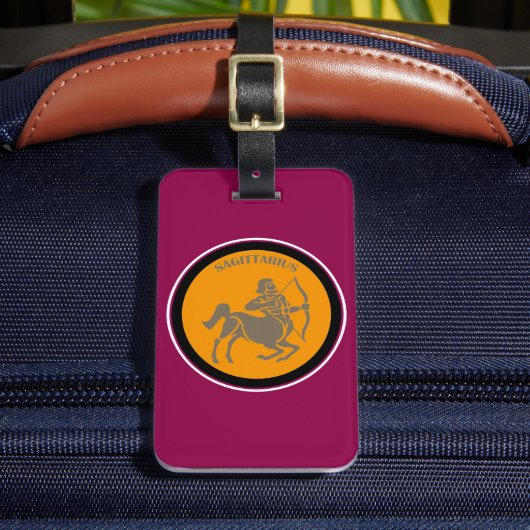 Sagittarius Gepäckmarke Gepäckanhänger (Vorderseite Insitu 2)