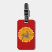 Sagittarius Gepäckmarke Gepäckanhänger (Vorderseite vertikal)