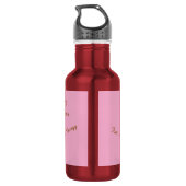 Sagittarius Gift for Her-Sign Personalized Design Edelstahlflasche (Rückseite)