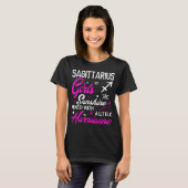 Sagittarius Girl. Funny Aquarius Zodiac Astrologie T-Shirt (Vorne ganz)
