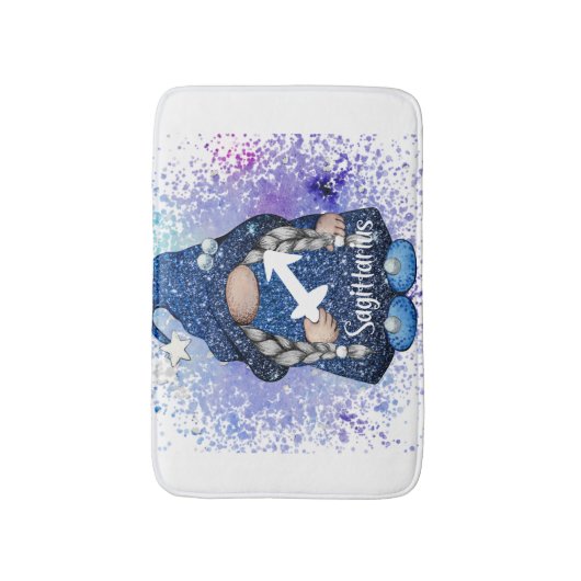 Sagittarius Gnome Badematte (Vorderseite Vertikal)