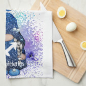 Sagittarius Gnome Geschirrtuch (Viertel Falte)