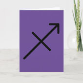 Sagittarius Greeting Card Karte (Vorderseite)