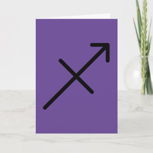 Sagittarius Greeting Card Karte (Vorderseite)