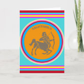 Sagittarius Grußkarte Karte (Vorderseite)