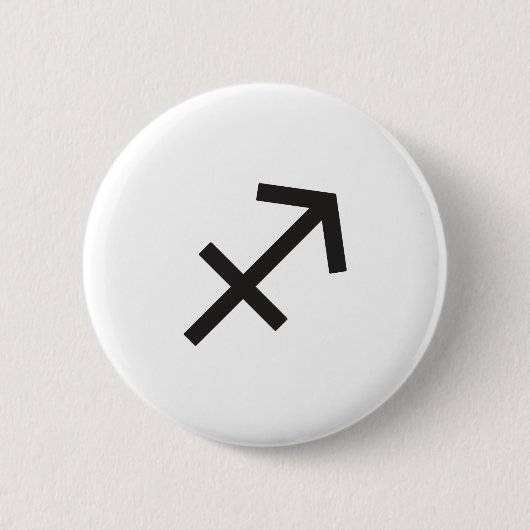 SAGITTARIUS, HOROSCOPE-SYMBOL BUTTON (Vorderseite)