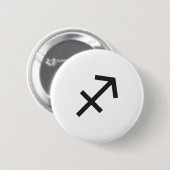 SAGITTARIUS, HOROSCOPE-SYMBOL BUTTON (Vorne & Hinten)