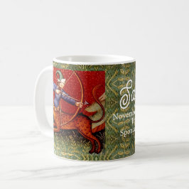 Sagittarius Horoscope Zodiac Medieval Art Kaffeetasse