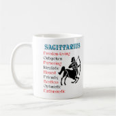 Sagittarius Horoscope Zodiac Sign Kaffeetasse (Links)