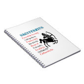 Sagittarius Horoscope Zodiac Sign Notizblock (Rechte Seite)