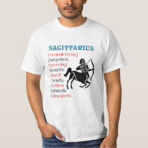 Sagittarius Horoscope Zodiac Sign T-Shirt