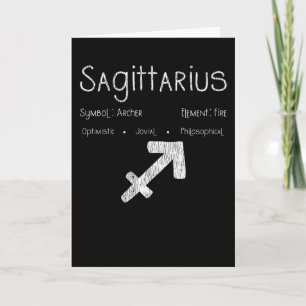 Sagittarius Horoskop Astrologie Star Geburt Karte