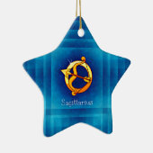 Sagittarius Horoskop Keramik Ornament (Rechts)