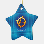 Sagittarius Horoskop Keramik Ornament (Links)