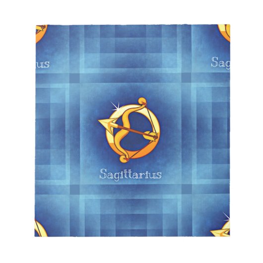 Sagittarius Horoskop Notizblock (Vorderseite)