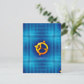 Sagittarius Horoskop Postkarte (Stehend Vorderseite)
