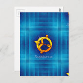 Sagittarius Horoskop Postkarte (Vorne/Hinten)