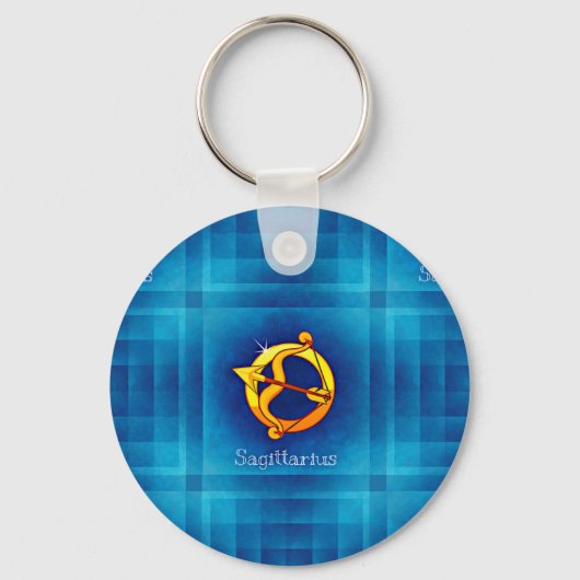 Sagittarius Horoskop Schlüsselanhänger (Vorderseite)