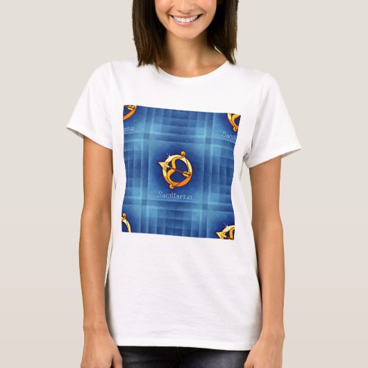 Sagittarius Horoskop T-Shirt (Vorderseite)