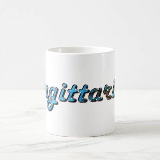 Sagittarius in Türkisgrün Kaffeetasse (Mittel)