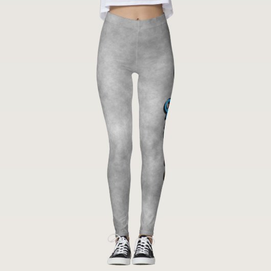 Sagittarius in Türkisgrün Leggings (Vorderseite)