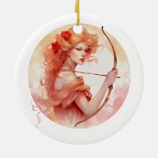 Sagittarius Keramik Ornament (Hinten)