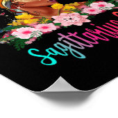 Sagittarius Königin Black Women Persistent schön Poster (Ecke)