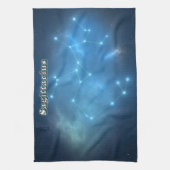 Sagittarius-Konstellation Geschirrtuch (Vertikal)