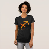 Sagittarius Ladys Shirt - Black (Vorne ganz)