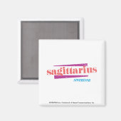 Sagittarius Latpink Magnet (Vorderseite/Rückseite)