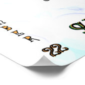 SAGITTARIUS-MÄDCHEN IN DEN SCHWANKEN POSTER (Ecke)