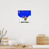 SAGITTARIUS-MÄDCHEN IN DEN SCHWANKEN POSTER (Küche)