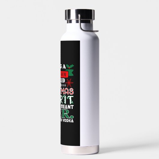 Sagittarius Mama Weihnachtsgeist Bär sein Trinkflasche (Links)