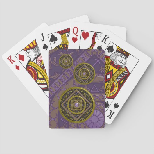 Sagittarius Mandala Classic Spielkarten (Rückseite)