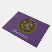 Sagittarius Mandala Doormat Fußmatte (Schrägansicht)