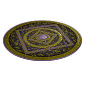 Sagittarius Mandala Glass Cutting Board Schneidebrett (Ecke)