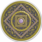 Sagittarius Mandala Kontaktsticker Aufkleber (Vorderseite)
