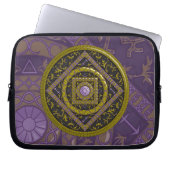 Sagittarius Mandala Laptop Case (Vorderseite)