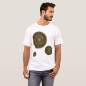 Sagittarius Mandala Men's Light Shirt (Vorne ganz)