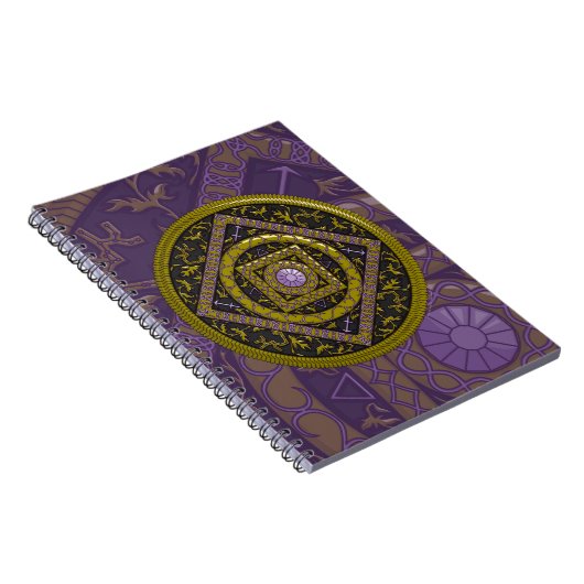 Sagittarius Mandala Notebook Notizblock (Rechte Seite)