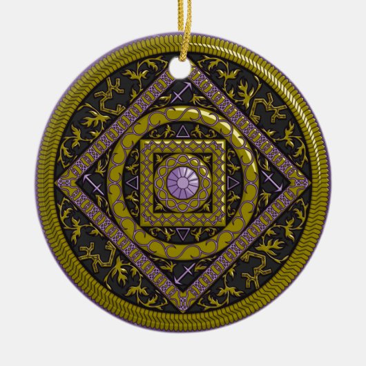 Sagittarius Mandala Ornament (Vorne)