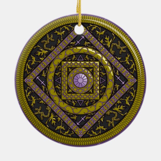 Sagittarius Mandala Ornament (Hinten)