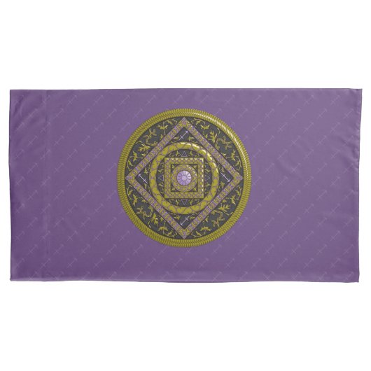 Sagittarius Mandala Pillowcase Kissenbezug (Vorderseite)