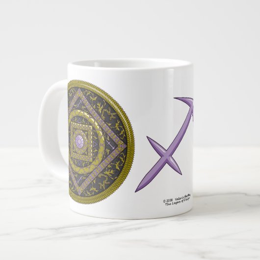 Sagittarius Mandala Specialty Tasse (Vorderseite Links)