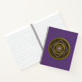 Sagittarius Mandala Spiral Notebook Notizbuch (Innenseite)